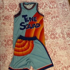 Tune Squad Basketball Jersey and Shorts set costume